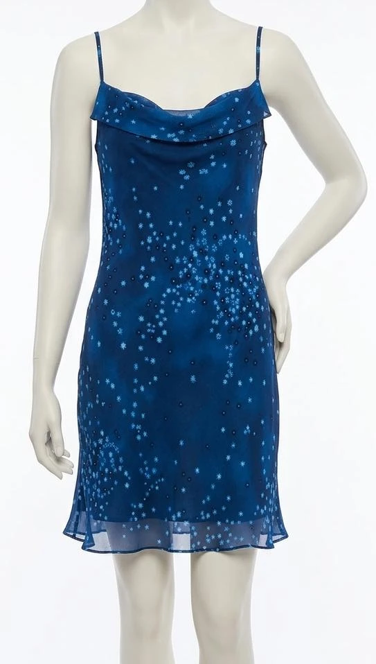 Sublime Vestido Nuisette Transparente Azul – photo 2